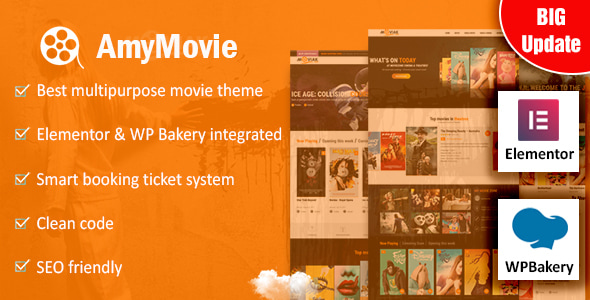AmyMovie - Film and Cinema WordPress Theme - Film & TV Entertainment