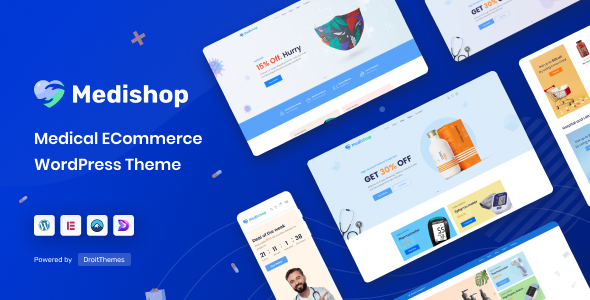 MediShop - Medical & HealthCare WooCommerce Theme - WooCommerce eCommerce