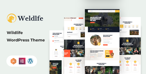 Weldlfe - Wildlife WordPress Theme - Environmental Nonprofit
