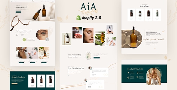 AIA - Beauty Cosmetics Shopify Theme - Health & Beauty Shopify