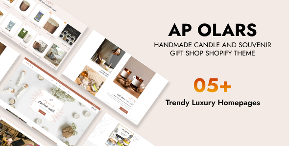 Ap Olars - Handmade Candle And Souvenir Gift Shop Shopify Theme - Shopify eCommerce