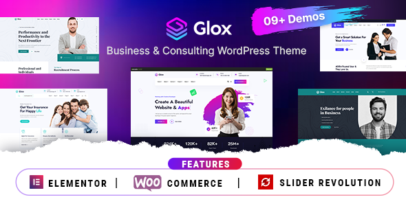 Glox - Consulting WordPress Theme - Business Corporate
