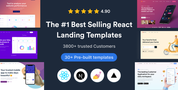 SuperProps - React Next JS Landing Page Templates - Site Templates