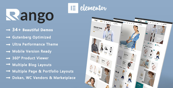 Rango | Elegant Fashion WooCommerce WordPress Theme - WooCommerce eCommerce