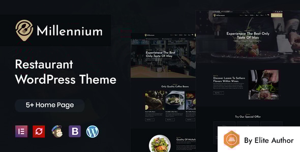 Millennium - Restaurant WordPress Theme - Restaurants & Cafes Entertainment