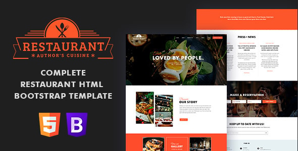 ESS - Restaurant HTML Template - Food Retail