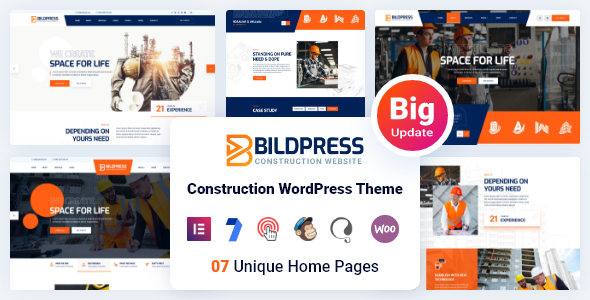BildPress - Construction WordPress Theme - Business Corporate