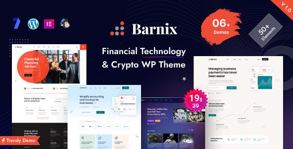 Barnix - Finance & Business WordPress Theme - Technology WordPress