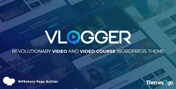 Vlogger: Professional Video & Tutorials WordPress Theme - News / Editorial Blog / Magazine