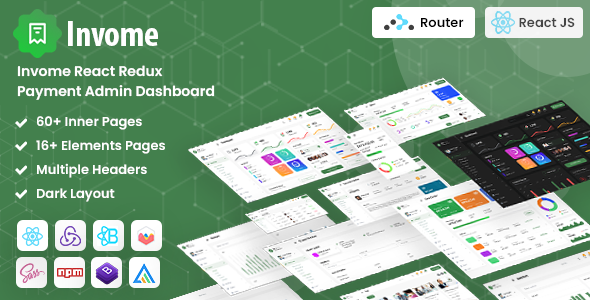 Invome : React Redux Invoicing Admin Dashboard Template - Admin Templates Site Templates