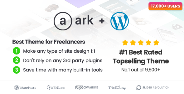 The Ark | WordPress Theme made for Freelancers - Business Corporate