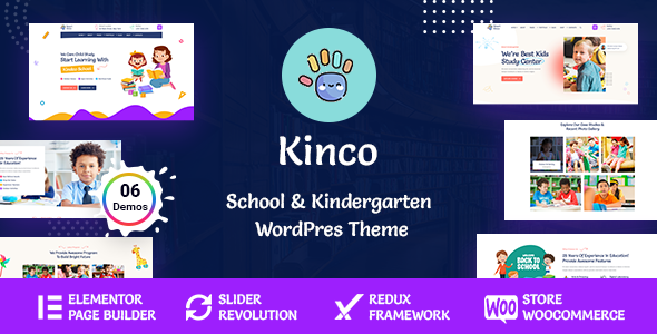 Kinco - Kindergarten WordPress Theme - Education WordPress