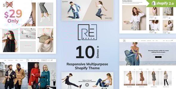 Reeta - Multipurpose 2.0 Shopify - Fashion Shopify