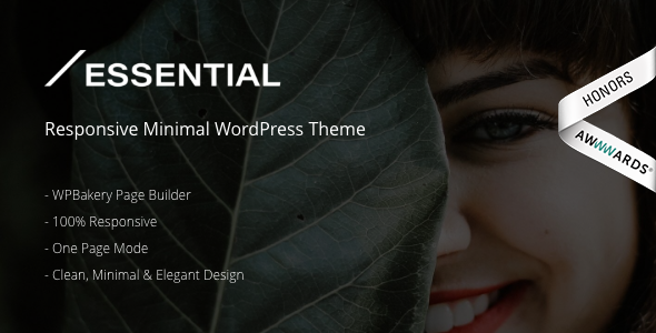 Essential - Responsive Minimal WordPress Theme - Portfolio Creative