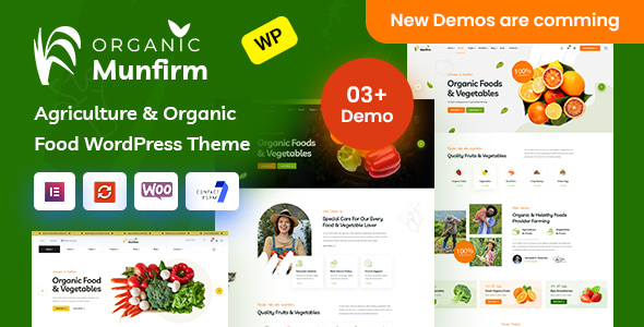 Munfirm - Organic Food Store WordPress Theme - WooCommerce eCommerce