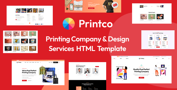 Printco - Printing Company & Services HTML Template by Webtend ...