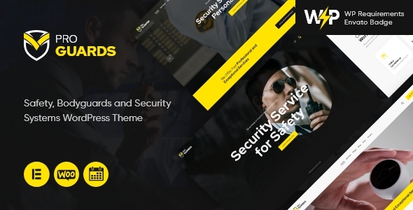 ProGuards - Safety Bodyguard & Security WordPress Theme - Business Corporate
