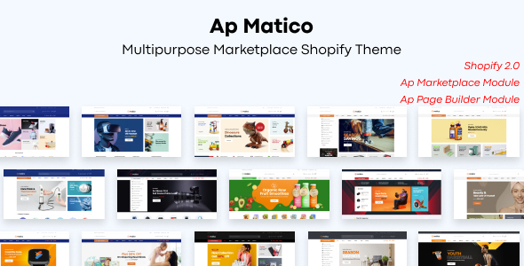 Ap Matico - Multipurpose Marketplace Shopify Theme - Shopping Shopify