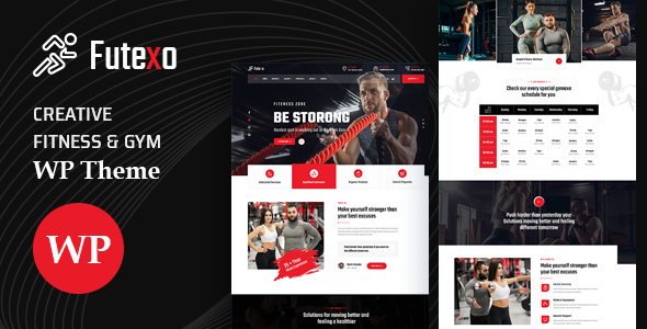 Futexo - Fitness & Gym WordPress Theme + RTL - Health & Beauty Retail