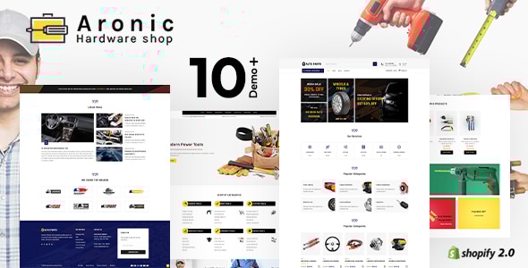 Aronic | Hardware Store, Handyman Shopify Theme - Technology Shopify