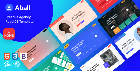 Aball - Creative Agency React Template - Creative Site Templates