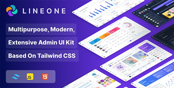 Lineone - Tailwind CSS Admin Template, HTML + Laravel - Admin Templates Site Templates