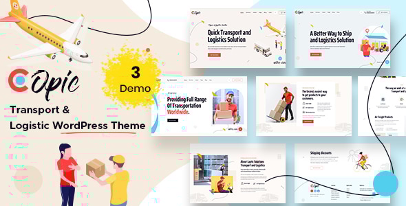 Copic – Transport & Logistics WordPress Theme - Business Corporate