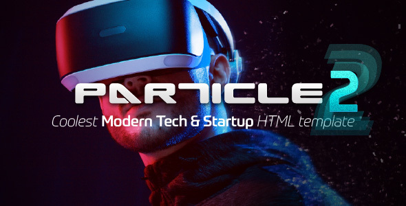 Particle - Modern Tech & Startup HTML Template - Technology Site Templates