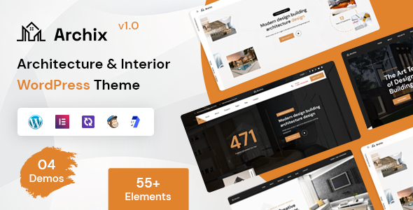Archix - Architecture & Interior WordPress Theme - Portfolio Creative