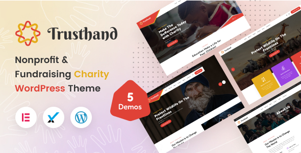 Trusthand - Charity WordPress Theme + RTL - Charity Nonprofit