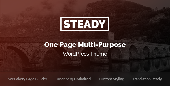 Steady - One Page Multi-Purpose WordPress Theme - Portfolio Creative