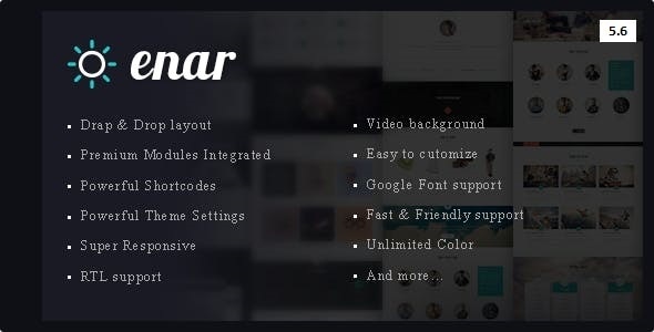 Enar - Multipurpose Drupal 9 Theme - Drupal CMS Themes