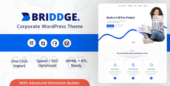 Briddge - Corporate WordPress Theme - Corporate WordPress