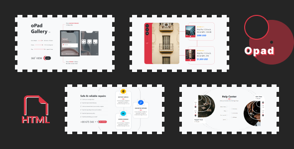 Opad - Mini Store HTML Template - Creative Site Templates
