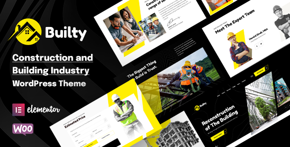 Builty - Construction WordPress Theme - Business Corporate