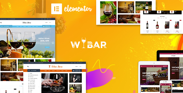 Wibar | Wine and Vineyard WooCommerce WordPress Theme - WooCommerce eCommerce