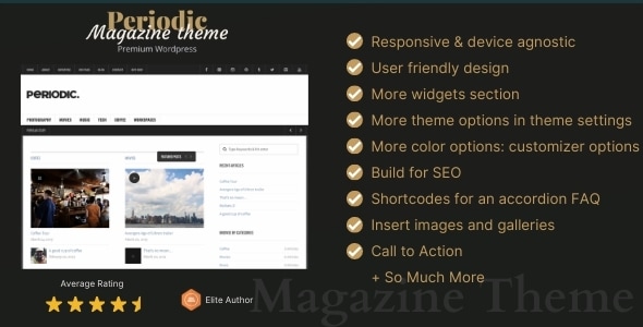 Periodic - A Premium WordPress Magazine Theme - News / Editorial Blog / Magazine