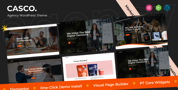 Casco - Creative Agency WordPress Theme - Business Corporate