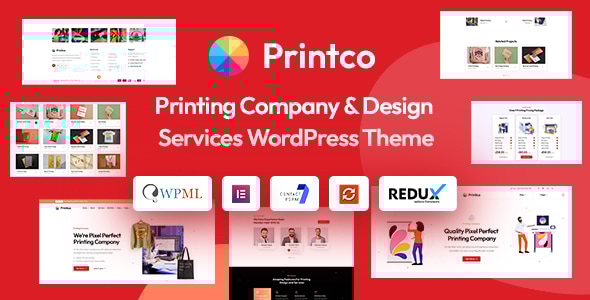 Printco - Printing Services WordPress Theme - Business Corporate