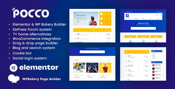 Pocco - bbPress Forum WordPress Theme - Miscellaneous WordPress