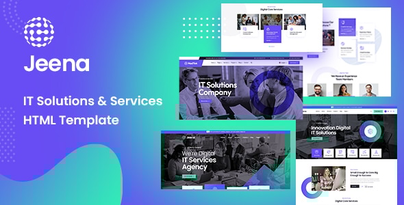 Jeena - Technology & IT Solutions HTML Template - Technology Site Templates