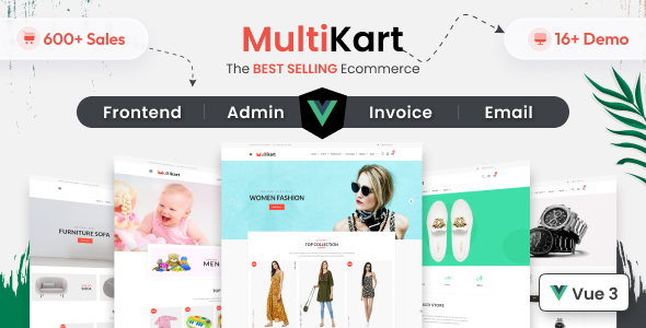 Multikart - Responsive Vuejs Nuxtjs eCommerce Template - Shopping Retail