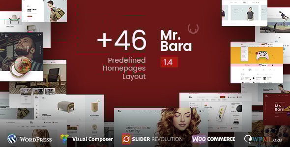 Mr.Bara - Responsive Multi-Purpose eCommerce WordPress Theme - WooCommerce eCommerce
