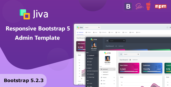 Jiva - Bootstrap 5 Admin Dashboard Template & UI Kit - Admin Templates Site Templates