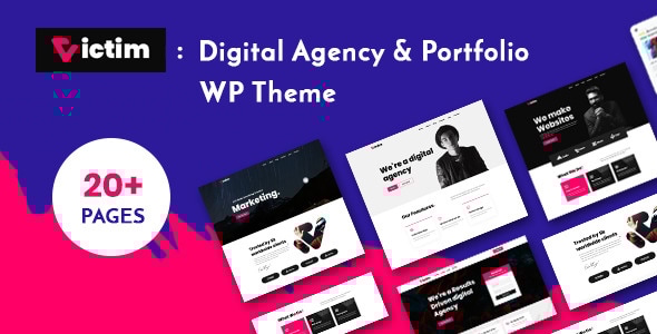 Victim - Digital Agency & Portfolio WordPress Theme - Portfolio Creative