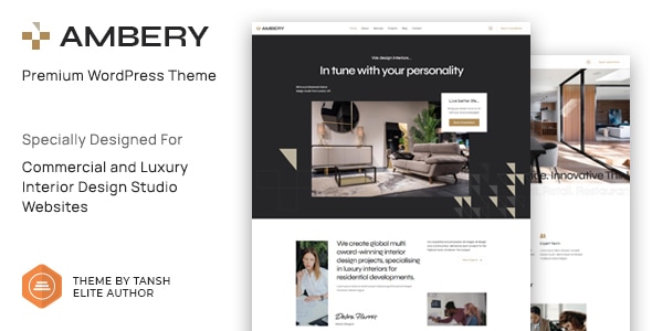 Ambery - Interior Design WordPress Theme - WordPress