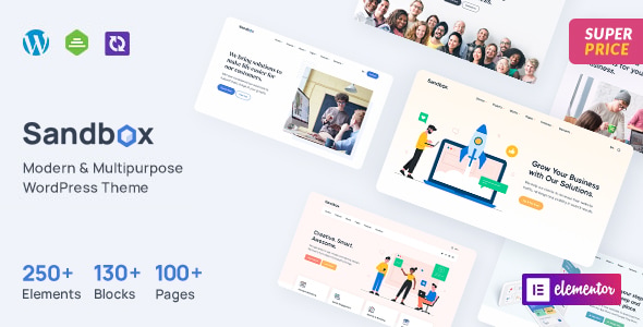 Sandbox - Modern & Multipurpose WordPress Theme - Business Corporate
