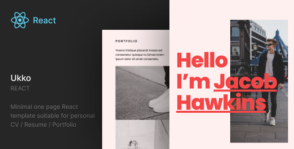 Ukko - React Portfolio Template - Portfolio Creative