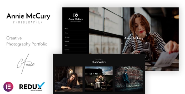 Annie - Creative Photography Elementor WordPress Theme - Photography Creative