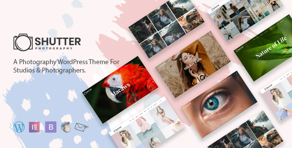 Shutter - Photography WordPress Theme - Photography Creative